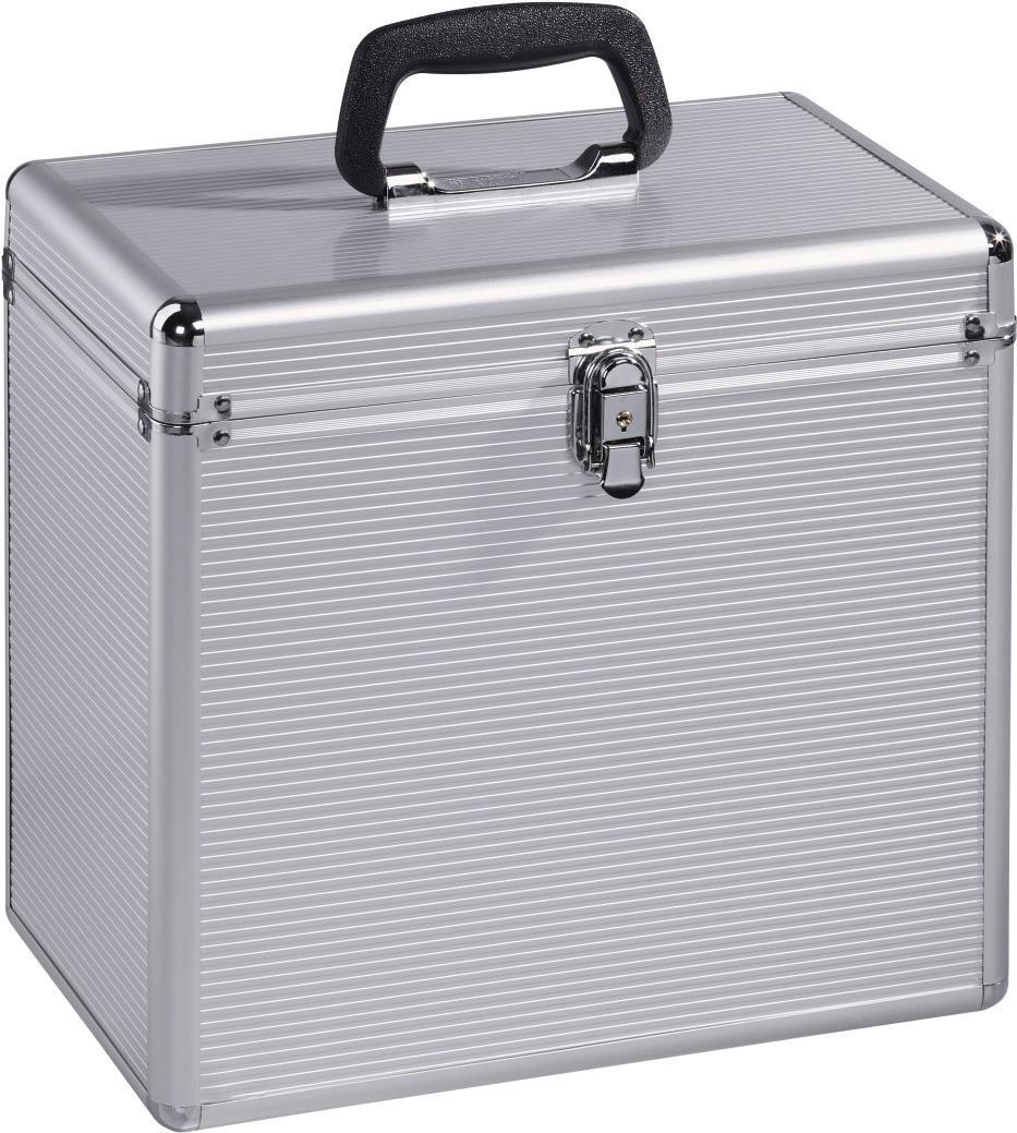 Hama 00181435 Tasche für Speichermedien Aktenkoffer mit Mikrorillen Silber (00181435)