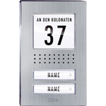 M-E MODERN-ELECTRONICS Türsprechanlage Kabelgebunden Außeneinheit ADV-120.1 EG 2 Familienhaus Edelst (ADV-120.1 EG)