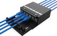 DIGITUS Konsolidierungspunkt-Box, 6 Ports Keystone-Module mit intelligentem Kabelmanager (DN-93708-6)