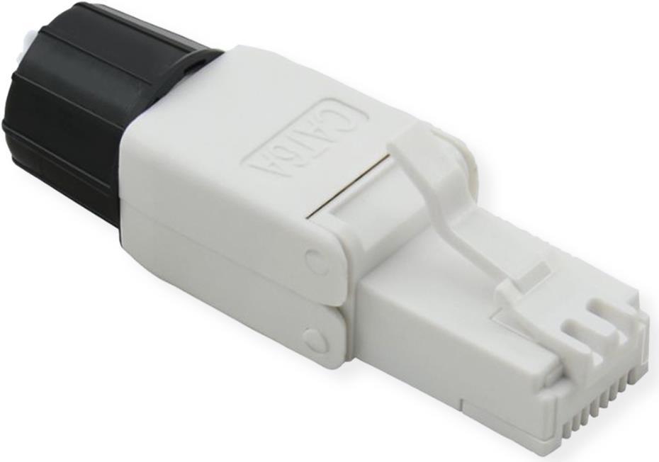 ROLINE feldkonfektionierbarer RJ-45 Stecker Kat.6A (Class EA), UTP, weiß (21.17.0324)