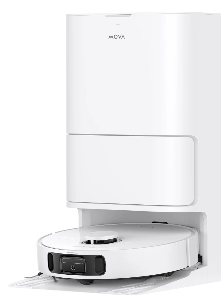 MOVA E40 Ultra Saug-Wisch-Roboter mit Reinigungsstation 19.000 Pa 260 min Schwarz, Weiß