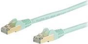 StarTech.com 6ASPAT7MAQ Patchkabel CAT6a (7 m, turkis, RJ45-Snagless-Steckverbinder, CAT6a-STP-Kabel, Kupferdraht, Netzwerkkabel) (6ASPAT7MAQ)