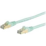 StarTech.com 6ASPAT7MAQ Patchkabel CAT6a (7 m, turkis, RJ45-Snagless-Steckverbinder, CAT6a-STP-Kabel, Kupferdraht, Netzwerkkabel) (6ASPAT7MAQ)
