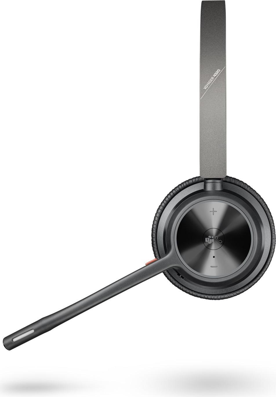 HP Poly Voyager 4320-M On-Ear Bluetooth Headset USB-C Schwarz