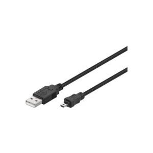 Image of Microconnect USBAMB82 1.8m USB A Mini-USB B Schwarz USB Kabel (USBAMB82)