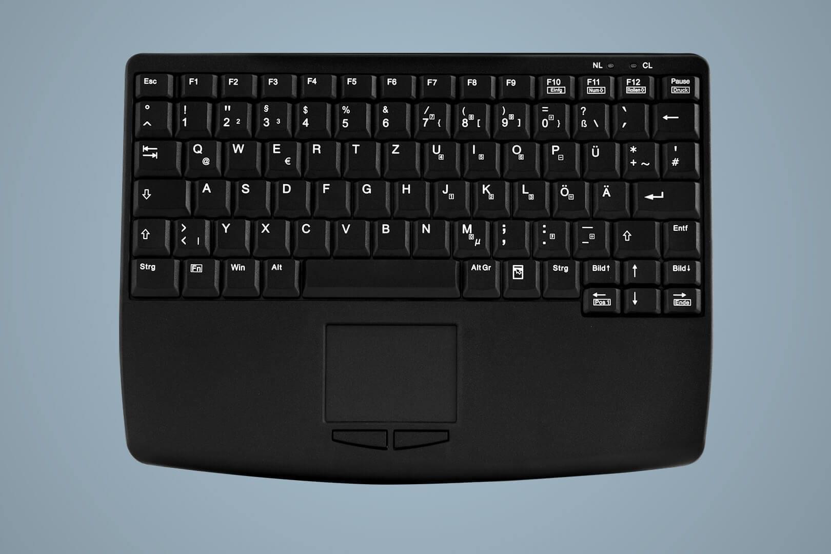 Active Key AK-4450-GUVS Tastatur USB Deutsch Schwarz (AK-4450-GUVS-B/GE)