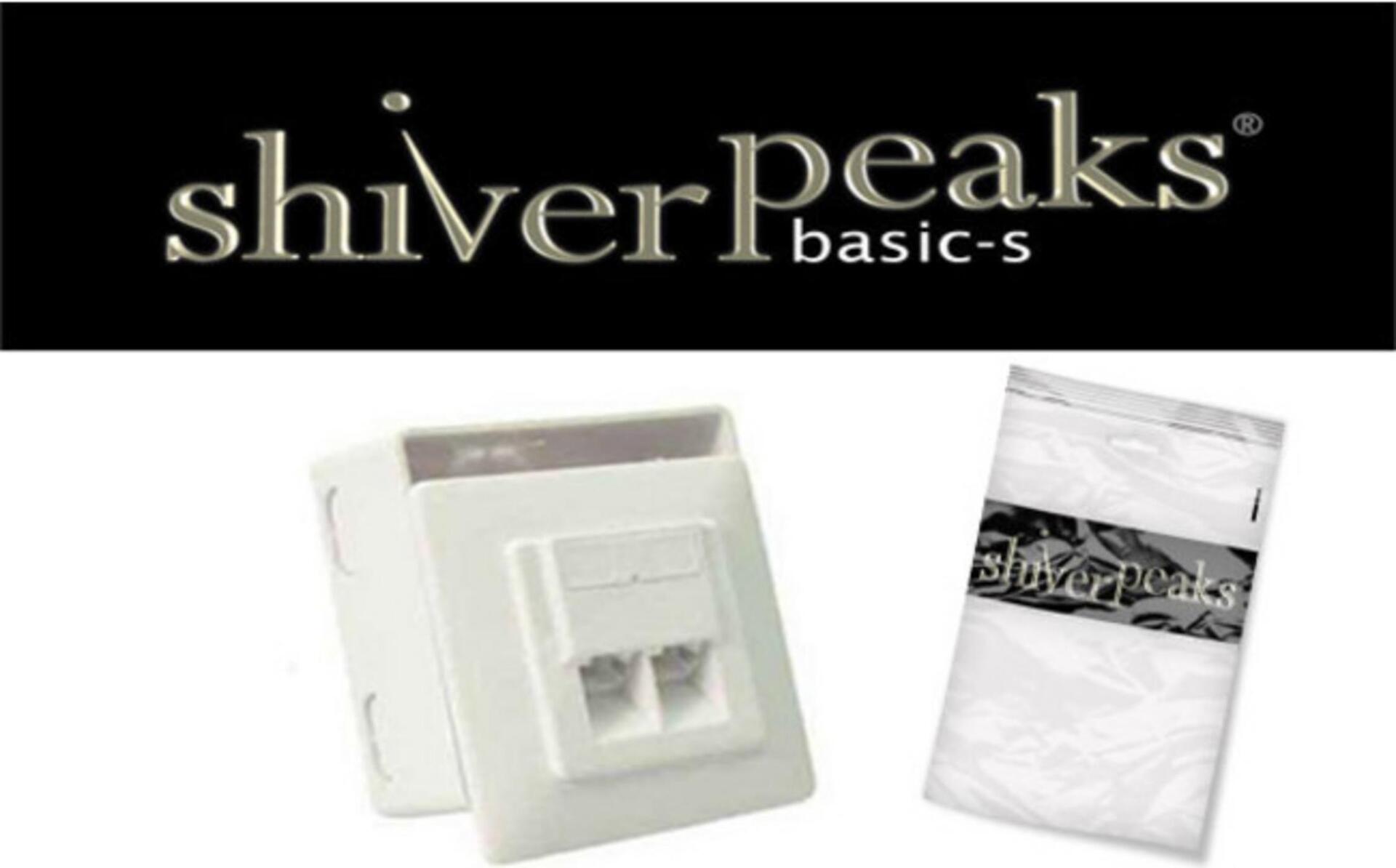 shiverpeaks ®-BASIC-S--Netzwerkdose-cat. 5e Netzwerkdose 2-Fach, Unterputz (BS74251)