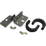 QNAP SP-EAR-BLK-01 1U rack mounting ears kit with screws one pair for left and right each black. (SP-EAR-BLK-01)