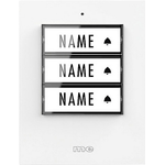 m-e modern-electronics 41358 Funkklingel Sender beleuchtet, mit Namensschild (41358)