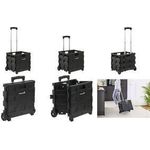 keeeper Klapp-Transportkarre "olli" mit Klappbox, 65 Liter schwarz, Einkaufs-/Transporttrolley, inkl. Klappbox, - 1 Stück (1019780000000)