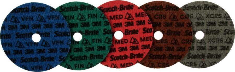 3M Präzisions-Vliesscheibe 125mm grob PN-DH braun/coarce Bohrung 22,23mm VE25 (Pack mit 25 St) (7100274227)