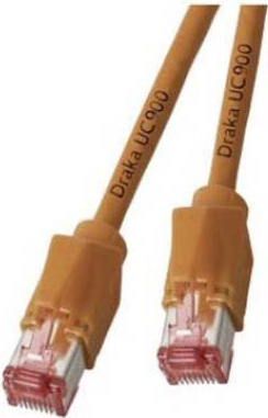 EFB-Elektronik RJ45 Patchkabel Cat.6A S/FTP LSZH Draka UC900 TM21 orange 1,5m Hersteller: EFB Elektronik (K8056.1,5)
