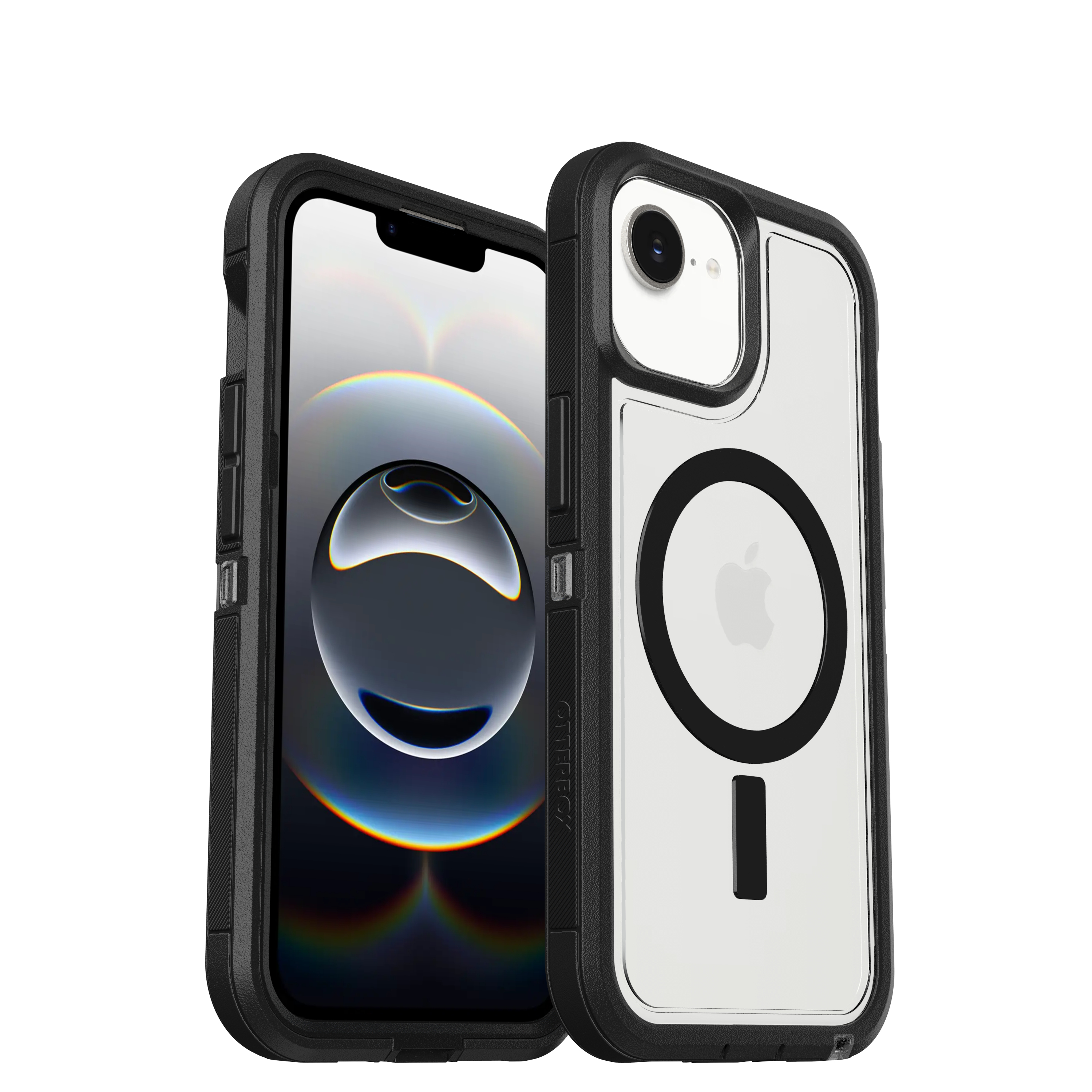 OtterBox Defender Series XT Clear MagSafe Hülle für iPhone 13/14/15/16e Dark Side