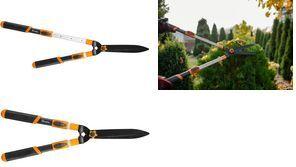 Bradas Aluminium-Heckenschere V-SERIES, teleskopierbar gerade Klinge mit Schutzbeschichtung, mit rutschfesten - 1 Stück (KT-V1141)