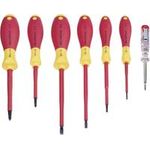 Wiha VDE Schraubendreher-Set 7teilig XX320--NK7-- Schlitz, Kreuzschlitz Phillips (23710)
