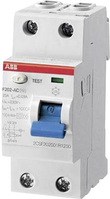 ABB FI-Schutzschalter 2polig 40 A 230 V/AC, 400 V/AC 2CSF202101R1400 (2CSF202101R1400)