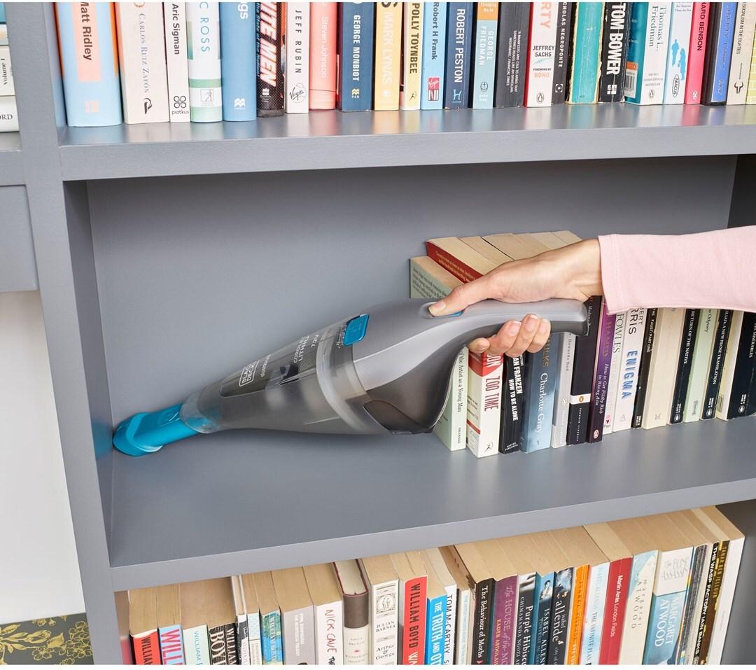 Black & Decker NVC215WA-QW Handstaubsauger Blau, Silber Beutellos (NVC215WA-QW)