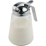 APS Allzweckgießer mit Dosierklappe, 0,3 Liter Behälter aus Glas, Schraubdeckel aus Edelstahl, - 1 Stück (765)