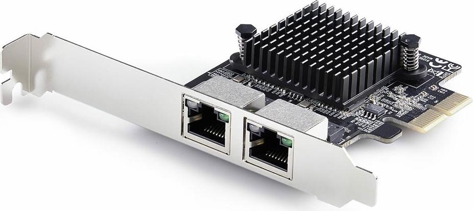 StarTech.com Netzwerkadapter PR25GR-NETWORK-CARD - PCIe 3.0 x2 - 5GBase-T - Low-Profile - Schwarz