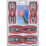 Knipex 00 20 04 SB Seegeringzangen-Set Passend für Außen- und Innenringe 12-25 mm, 19-60 mm 10-25 mm, 19-60 mm Spitzenform abgewinkelt 90°, gerade