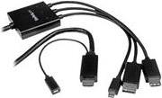 StarTech.com 2m HDMI, DisplayPort oder Mini DisplayPort auf HDMI Konverter Kabel (DPMDPHD2HD)