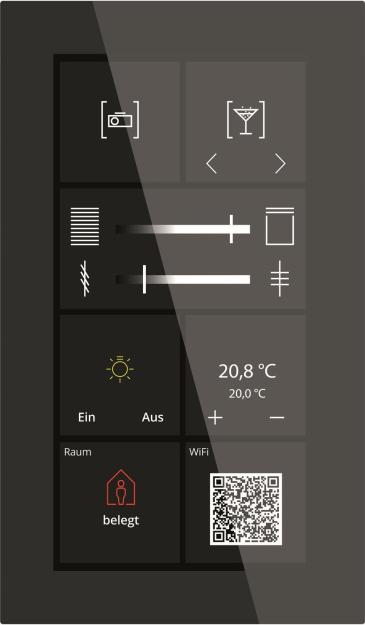 MDT KNX Glas Touch Smart Plus 6 Zoll BE-GTSP6TS.01S (BE-GTSP6TS.01S)