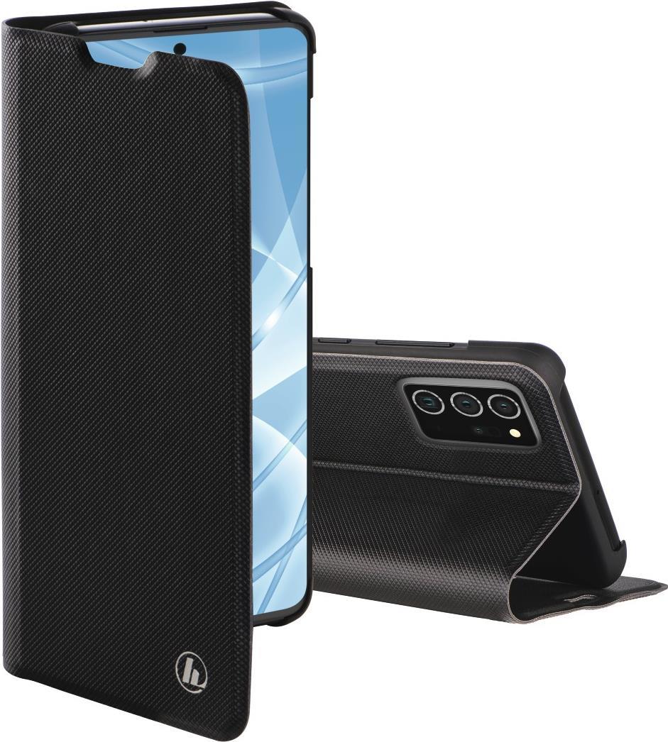 Hama Essential Line Slim Pro Booklet - Flip-Hülle für Mobiltelefon - Polyurethan - Schwarz (00188801)