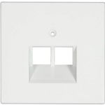 Jung Abdeckung UAE-/IAE-/ISDN-Steckdose LS 990, LS design, LS plus Alpinweiß LS969-2 UA WW (LS969-2 UA WW)