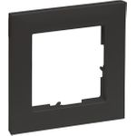 Legrand SEANO 1-fach Rahmen in 765471 der Farbausführung Anthrazit lackiert 10 (765471)