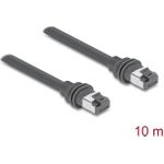 Delock RJ45 Patchkabel Cat.6 kompatibel mit Starlink Gen3 - 10 m grau (90666)