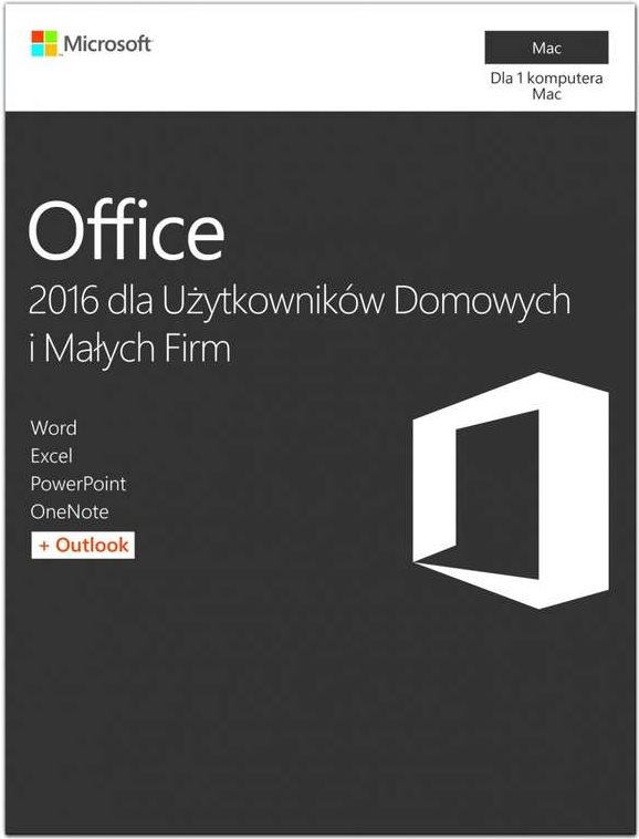 MS Office MAC Home & Business 2016 [UK] PKC2 (W6F-00952)