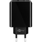 Wentronic 61673 Ladegerät für Mobilgeräte Universal Schwarz AC Schnellladung Indoor (61673)