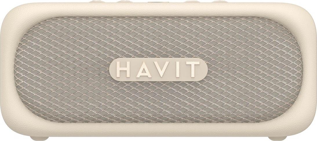 Havit SK905BT (Classic I) - kabelloser Bluetooth-Lautsprecher, beige (SK905BT beige)