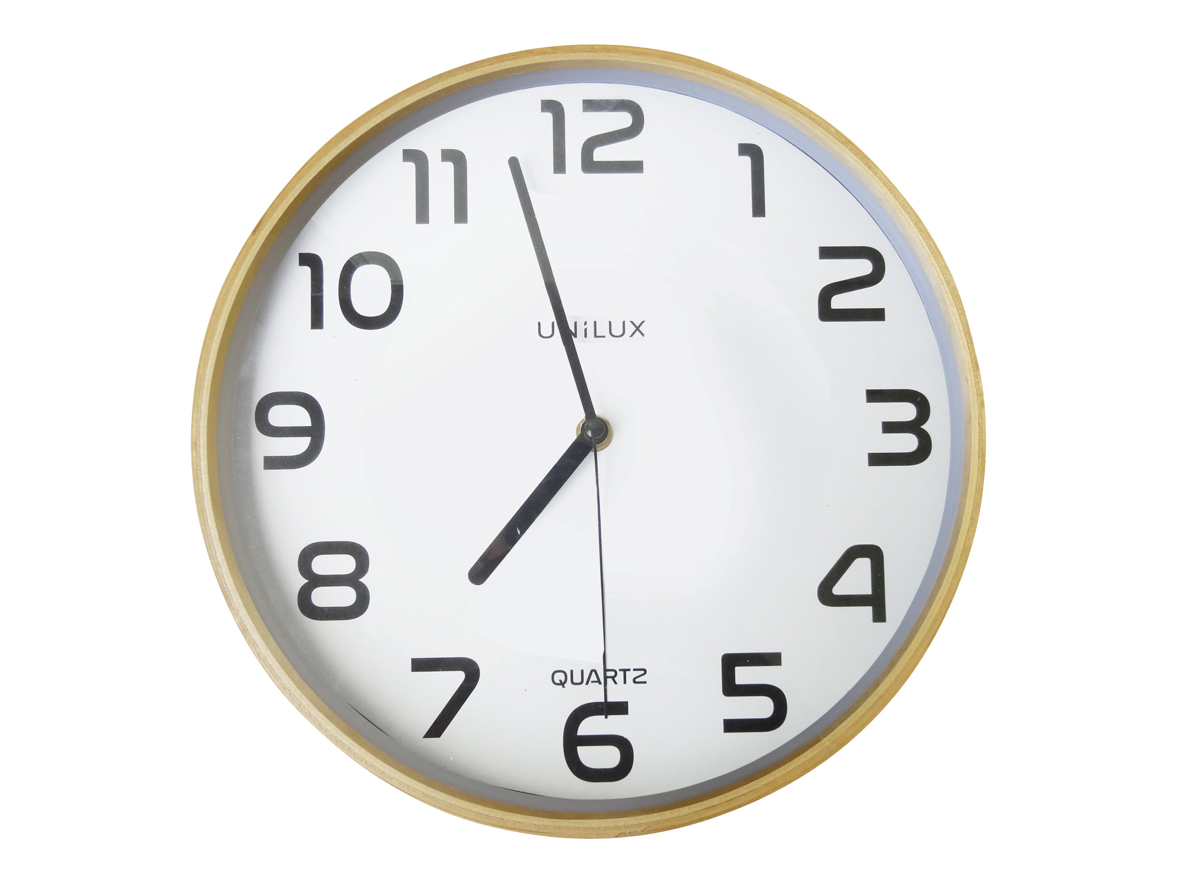Unilux UNILUX BALTIC Wanduhr 30.5 cm Analog Schwarz, Braun