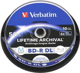 Verbatim M-Disc 10 x BD-R DL (43847)