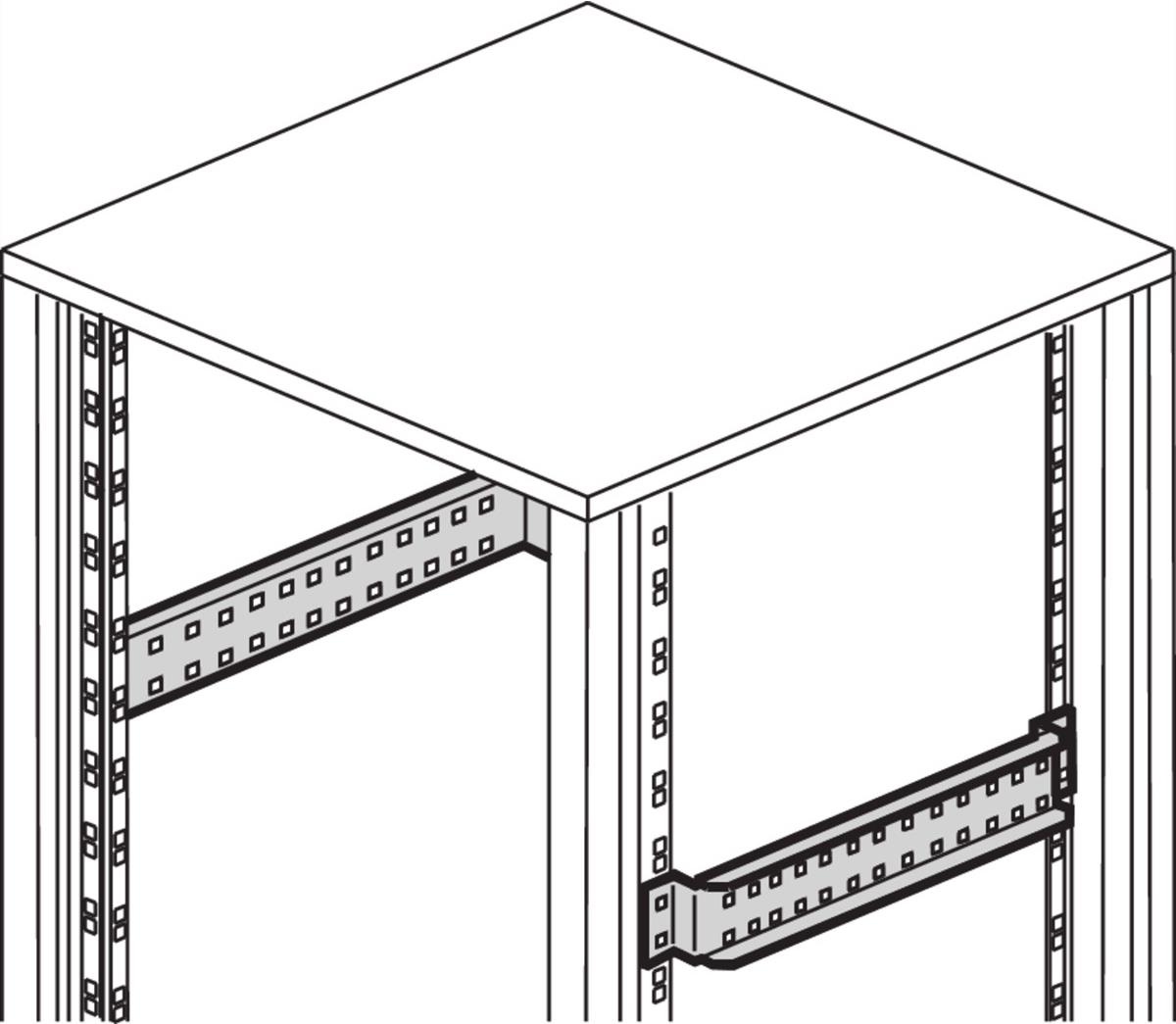 SCHROFF DEPTH MEMBER 19"800D (2PCS) - Rack-Zubehör (22117377)