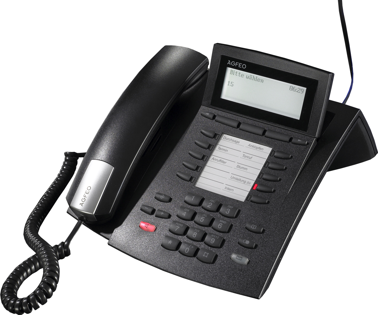 AGFEO ST 42 ISDN-Systemtelefon Schwarz
