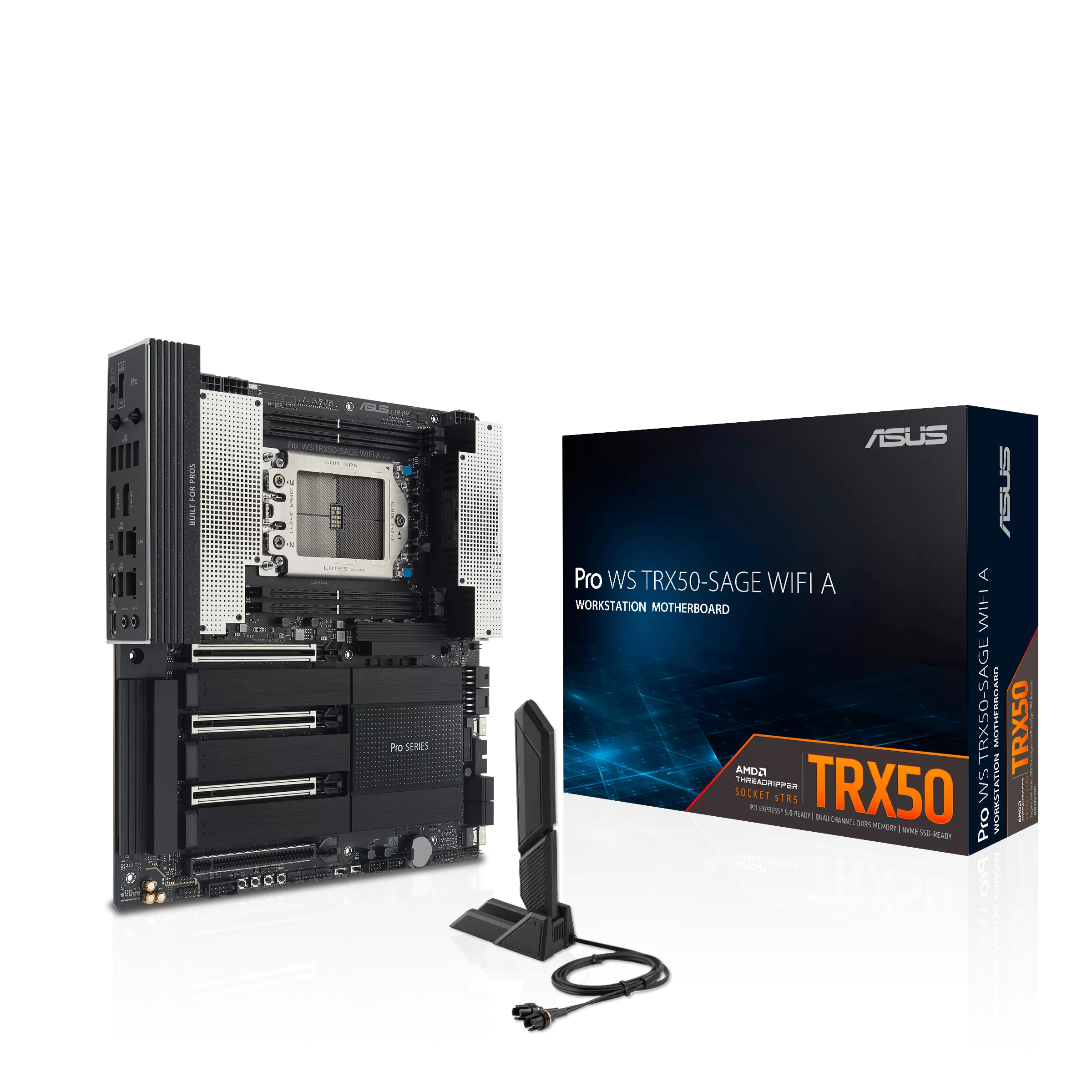 ASUS PRO WS TRX50-SAGE WIFI A Mainboard SSI CEB Socket sTR5 WiFi 7 DDR5 Schwarz