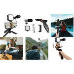 LogiLink Vlogger Kit mit LED-Licht, mit Mikrofon + Stativ für Smartphones von 11,93 (AA0157)