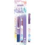 Herlitz New Batik Freedom Füllfederhalter Kartuschenfüllsystem Violett - Weiß 1 Stück(e) (50044375)