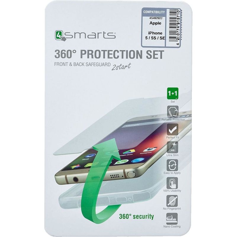 4smarts 492975 Holster Transparent Handy-Schutzhülle 492975 