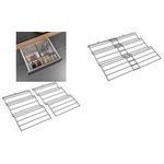 metaltex Schubladen-Gewürzregal X-Pand LAVA, matt-schwarz Material: Metall beschichtet, rostbeständig, stoßfest, - 1 Stück (361375000)