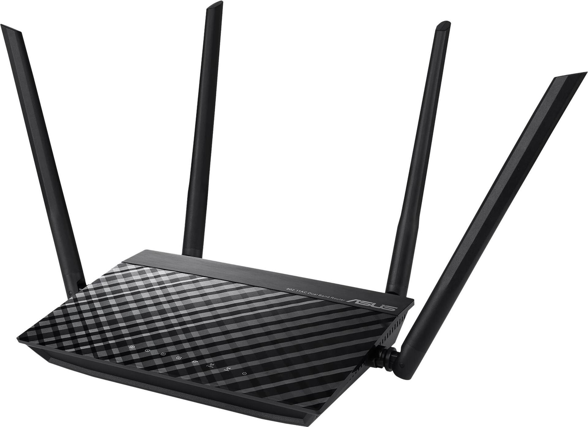 ASUS RT-AC1200 V2 Wireless Router 1167 Mbps Schwarz