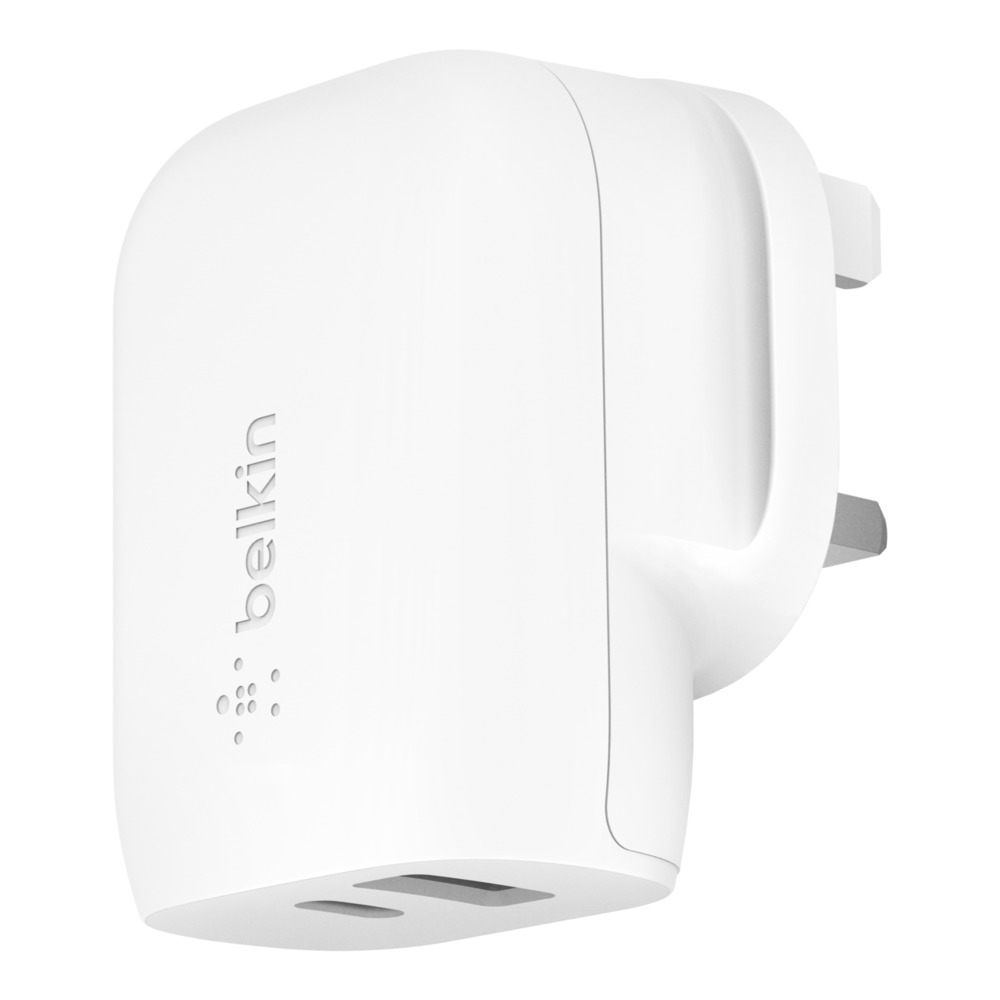 Belkin BoostCharge Netzteil 37W USB-C 25W PD + USB-A Weiß