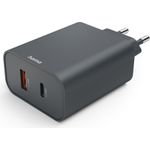 Hama Ladegerät, 45 Watt Leistung, geeignet für USB-Geräte universal, Schnell-Ladefunktion, USB-Buchs (00086444)