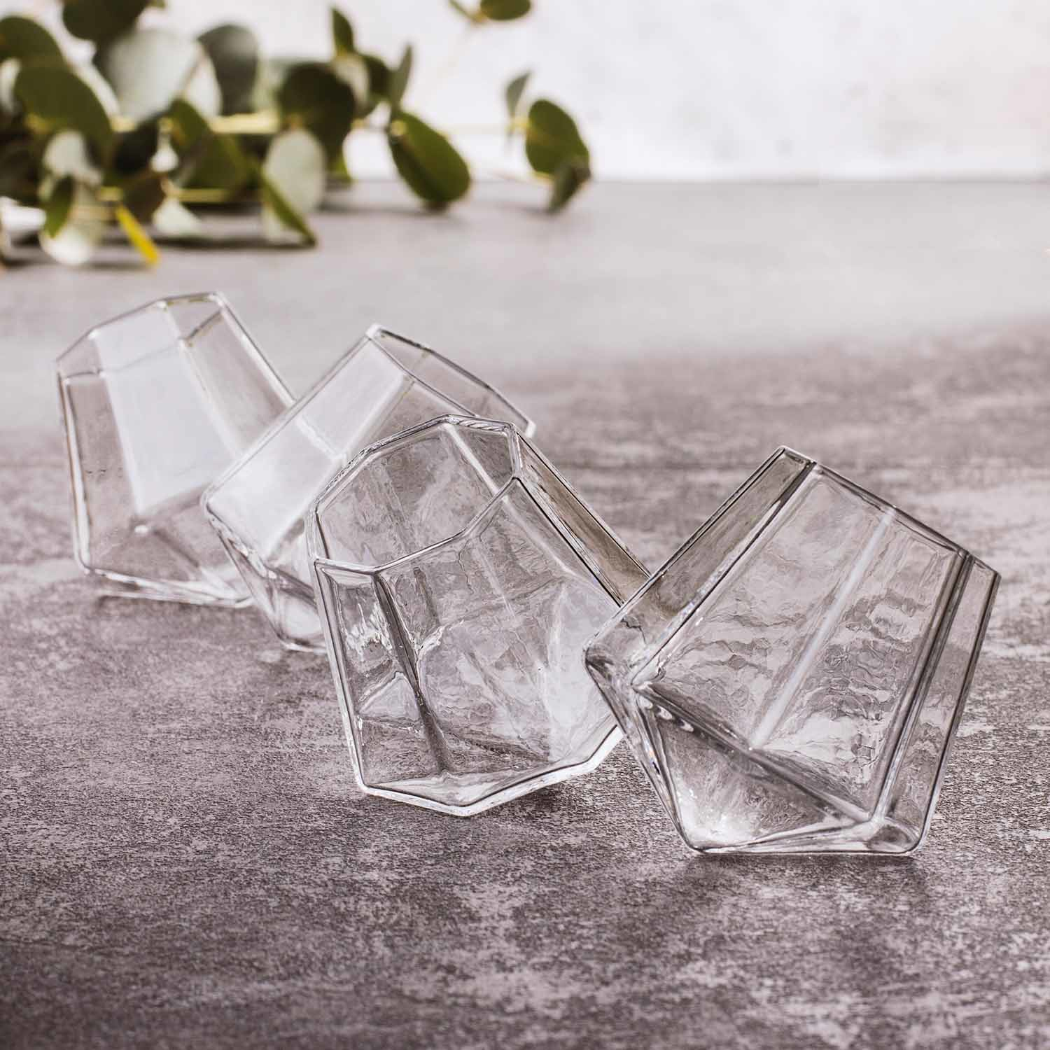 Thumbs Up Mad Monkey Shot Gläser "Diamond" 4er Set Transparent