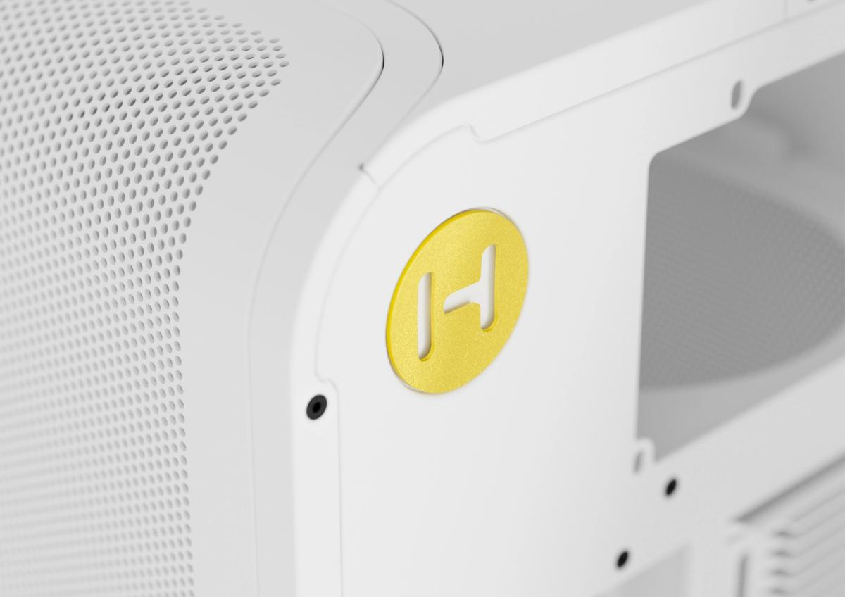 HYTE X50 Air Midi Tower E-ATX Schneeweiß