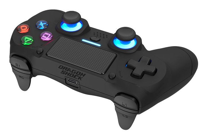 DragonShock Mizar+ Wireless Gamepad für PS4/PC/Android Schwarz