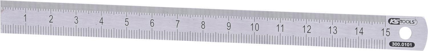 KS TOOLS Flexibler Stahlmaßstab, 150mm (300.0101)