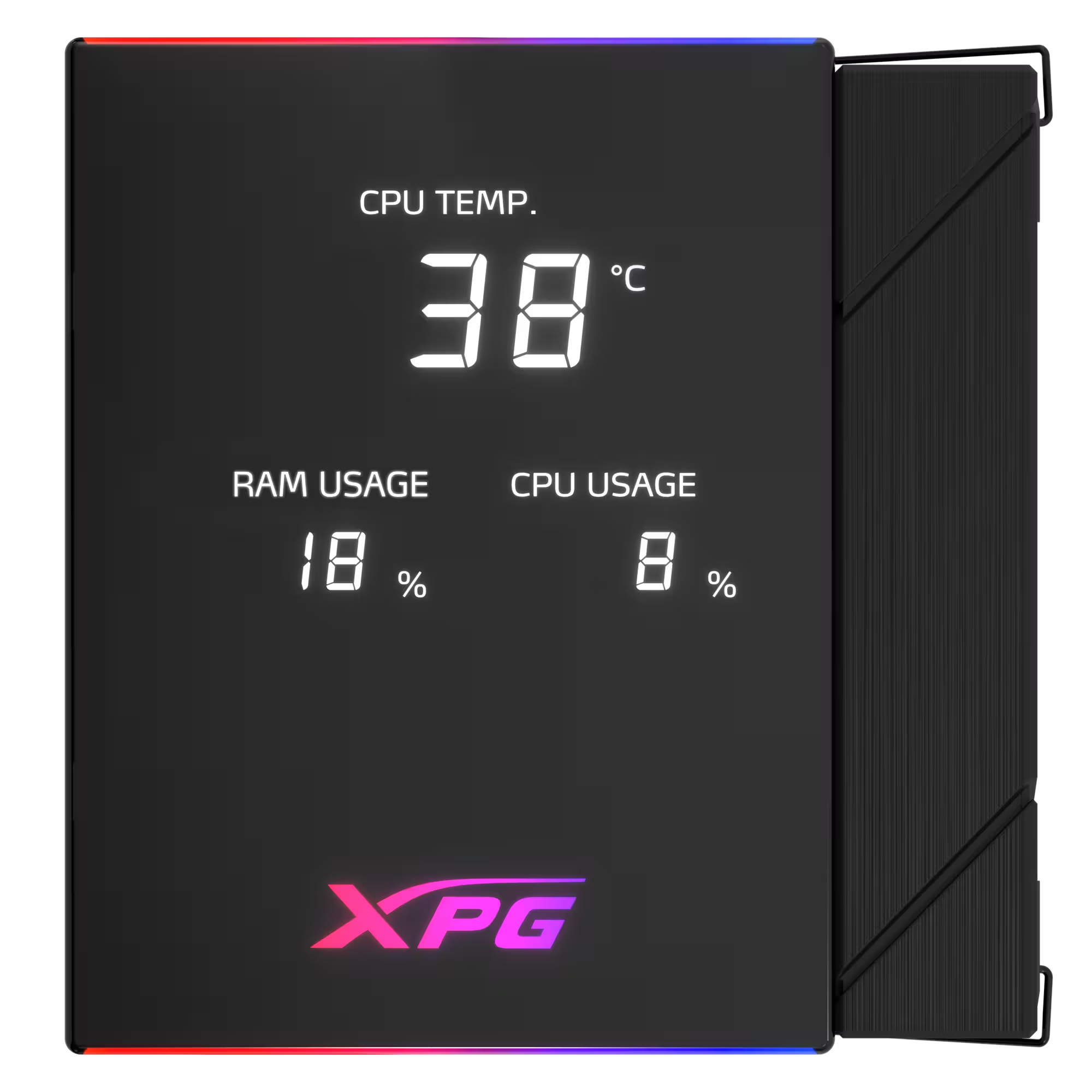 XPG MAESTRO PLUS 62DA 120 mm ARGB CPU-Kühler Schwarz